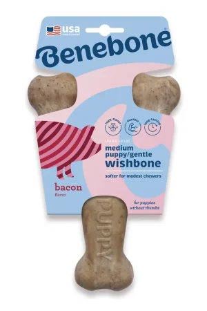 Benebone Wishbone Puppy Bacon M Laatste Versie
